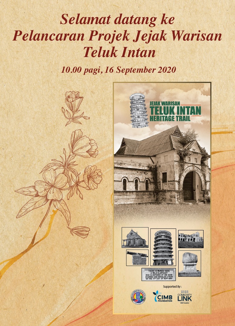 TelukIntanTrail's tweet photo. Jangan lupa saksikan pelancaran rasmi Jejak Warisan Teluk Intan pagi ini, pukul 10.00am ! #heritagetrail https://t.co/qCgsnEQ0FW https://t.co/Sv4K352Nkt