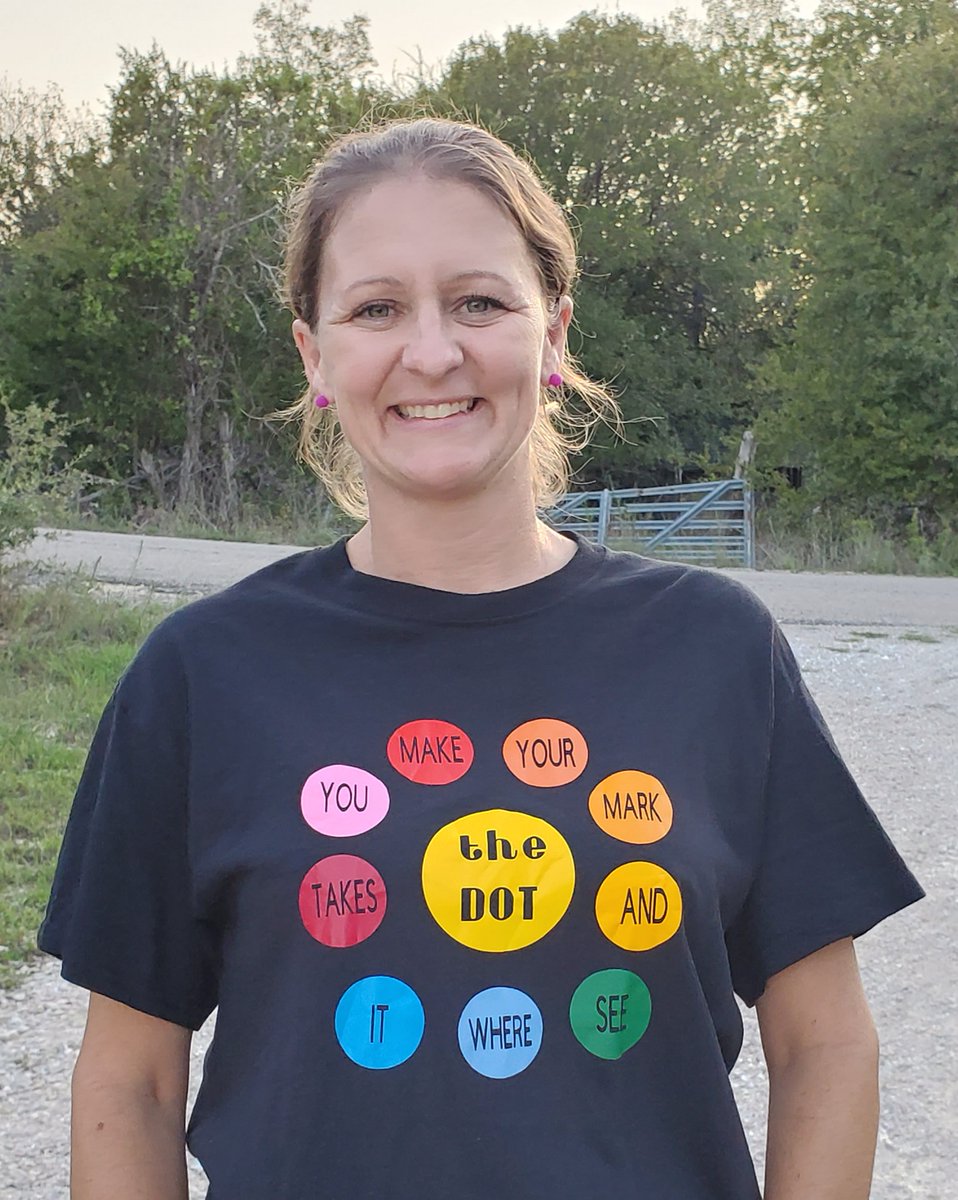 Laina_White's tweet photo. Happy International Dot Day! How will you use your talents to make the world a better place? 🥰 #ltxinspires @LampasasHSE https://t.co/To85wsFEt2
