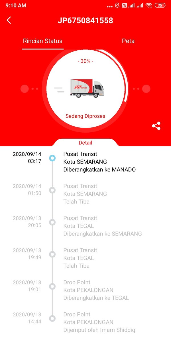 divariri's tweet photo. @jntexpressid tolong dong infonya kenapa paket saya udah 2 hari stuck di situ, makasih 🙏🙏🙏 https://t.co/9pUUFbXxGJ