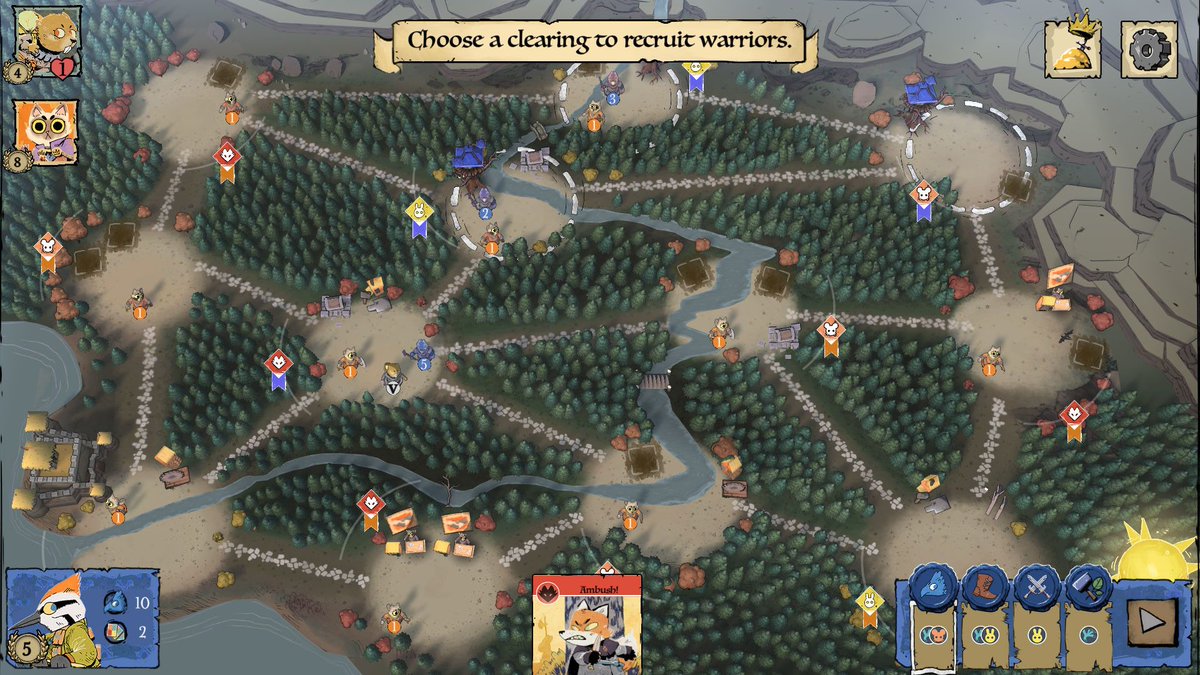 tt_tortoise's tweet photo. Guys! Root is on Steam and it looks fan-freaking-tastic! It's making me miss board games and game nights so much! https://t.co/F0UeVQThjm