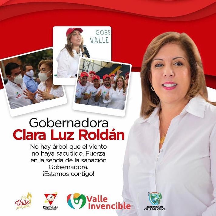 natacionvalle's tweet photo. Fuerza para nuestra Gobernadora. https://t.co/7Nq3qN2Fyx