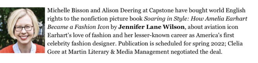 jenwilsonkc's tweet photo. I’m delighted to announce that the lovely @MadmoiselleClel found a great home for Amelia with @CapstonePub and Alison Deering. Thx to my family and critique group for helping make it possible https://t.co/OEdOJkuStQ