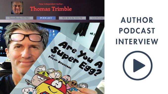 ShoestringStori's tweet photo. Peter Deuschle author interview on TomsBooks Podcast.

https://t.co/U5mfKqsOaT

#childrensbooks #distancelearning #socialemotionaldevelopment https://t.co/0gRkwvdW5U