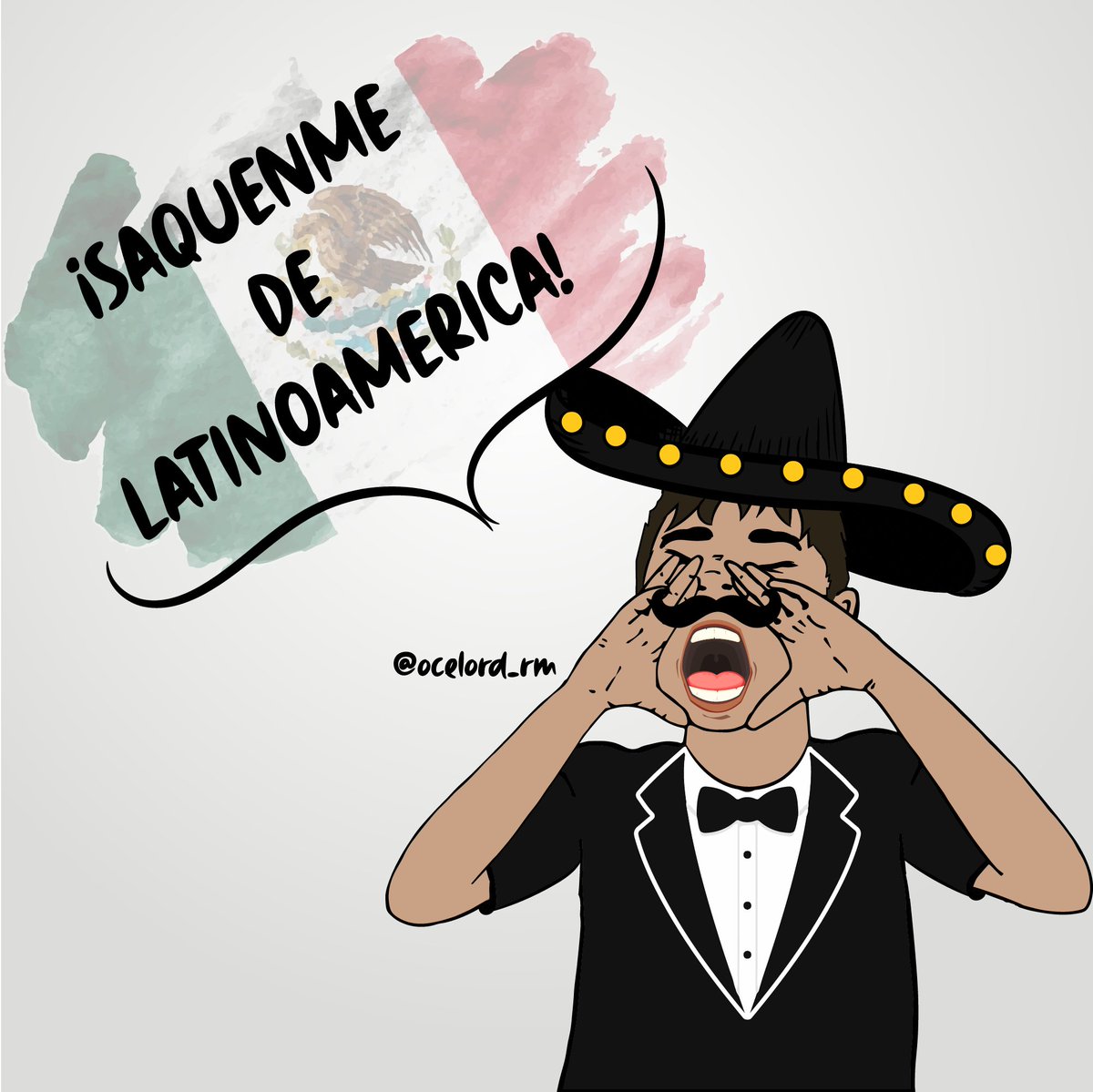 ocelord_rm's tweet photo. Grito de #Independencia dado por nuestro amigo el #mamador
#15DeSeptiembre #IndependciaDeMexico #DíaDeLaIndependencia #Illustrator #Ilustración #DibujoDigital #AdobeIllustrator https://t.co/WWc2BN4ccK