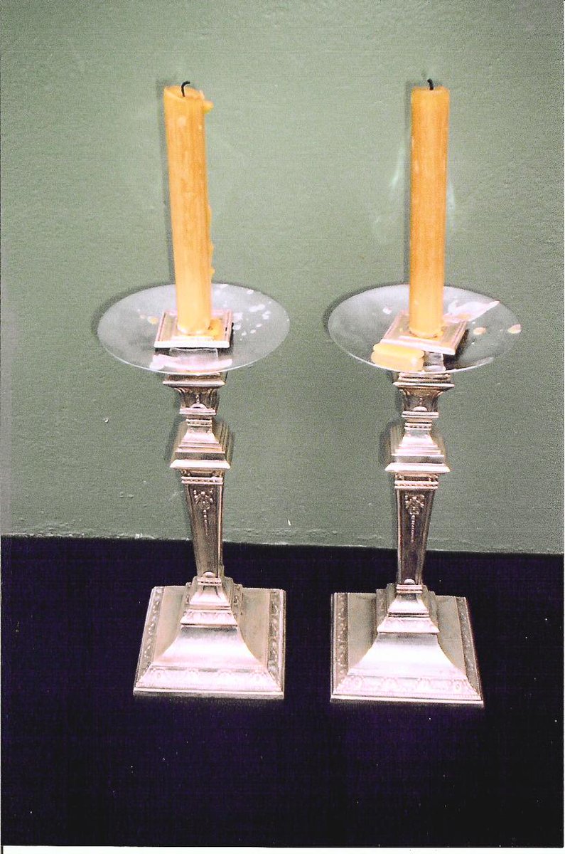 OtautauT's tweet photo. Our most unremarkable object in the Ōtautau Museum Collection... and not even an object, it is a photo!! We are continuing to ask, why would someone have donated a PHOTO of candlesticks? Ok, they are very lovely candlesticks, but WHY??!! #dullestobject @CultureThemes @_museumguy https://t.co/5AB9M1iIFN