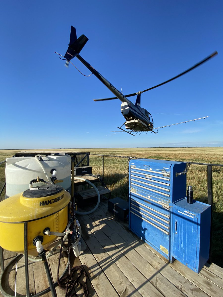 After 2925 helicopter loads and nearly 17000 km travelled above the crop canopy #spray20 is officially complete! We would like to thank all our customers for the support and look forward to serving you in 2021!                                   #aerialapplication #agriculture