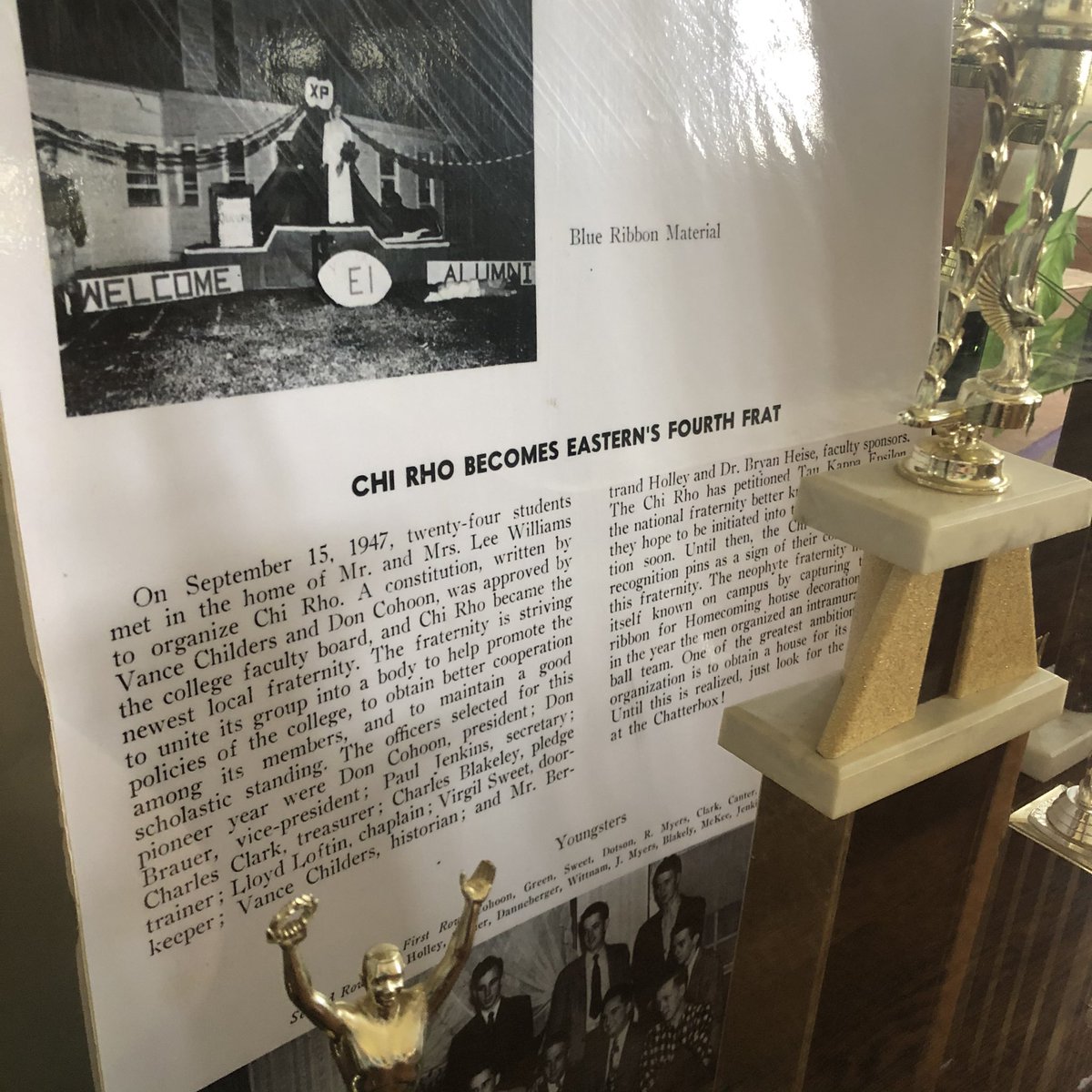 On this day 73 years ago we were founded as Chi Rho local fraternity in the upstairs of the restaurant now known as Dirty’s before officially being a chapter of Sigma Pi in summer of ‘49! To all the men back then who were the start of something special at EIU, we thank you!