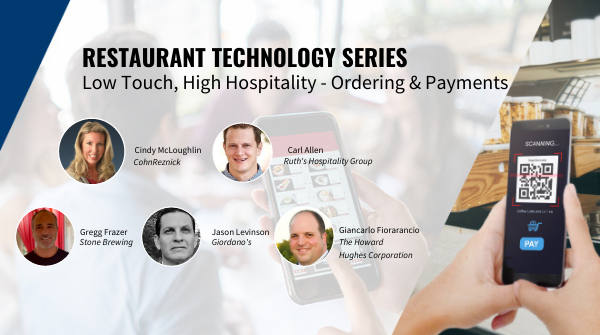 CohnReznick's tweet photo. Join us tomorrow as leading hospitality operators discuss the adoption of new ordering and payment technologies that are having a positive impact on the guest journey. Register: https://t.co/5CG8LcgxAh #CRWebinars #Tech4Restos https://t.co/Prj2Ri4cP8