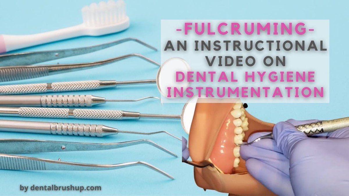 Fulcruming - An Instructional Video On Dental Hygiene Instrumentation

#fulcrum #fulcruming #dental #hygiene #instrumentation
youtube.com/watch?v=KVXvpY…