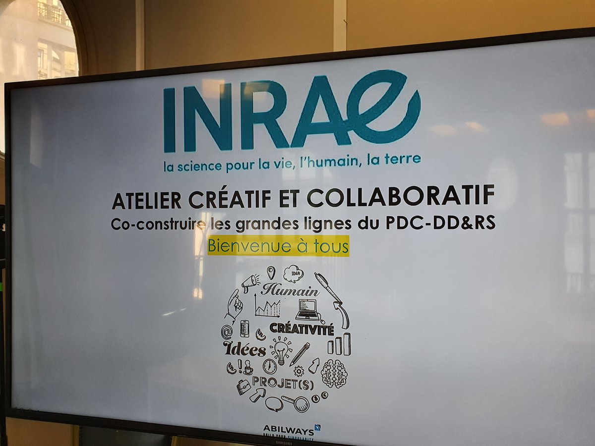 philippe_lenoir's tweet photo. Formation Permanente Nationale et Pôle Développement Durable @INRAE_France ont posé aujourd'hui les premières pierres d'un projet fondateur pour accompagner l'Institut dans sa politique RSE : un Plan ambitieux de Développement des Compétences s'amorce au service de la science. https://t.co/WigoWiH5Y3