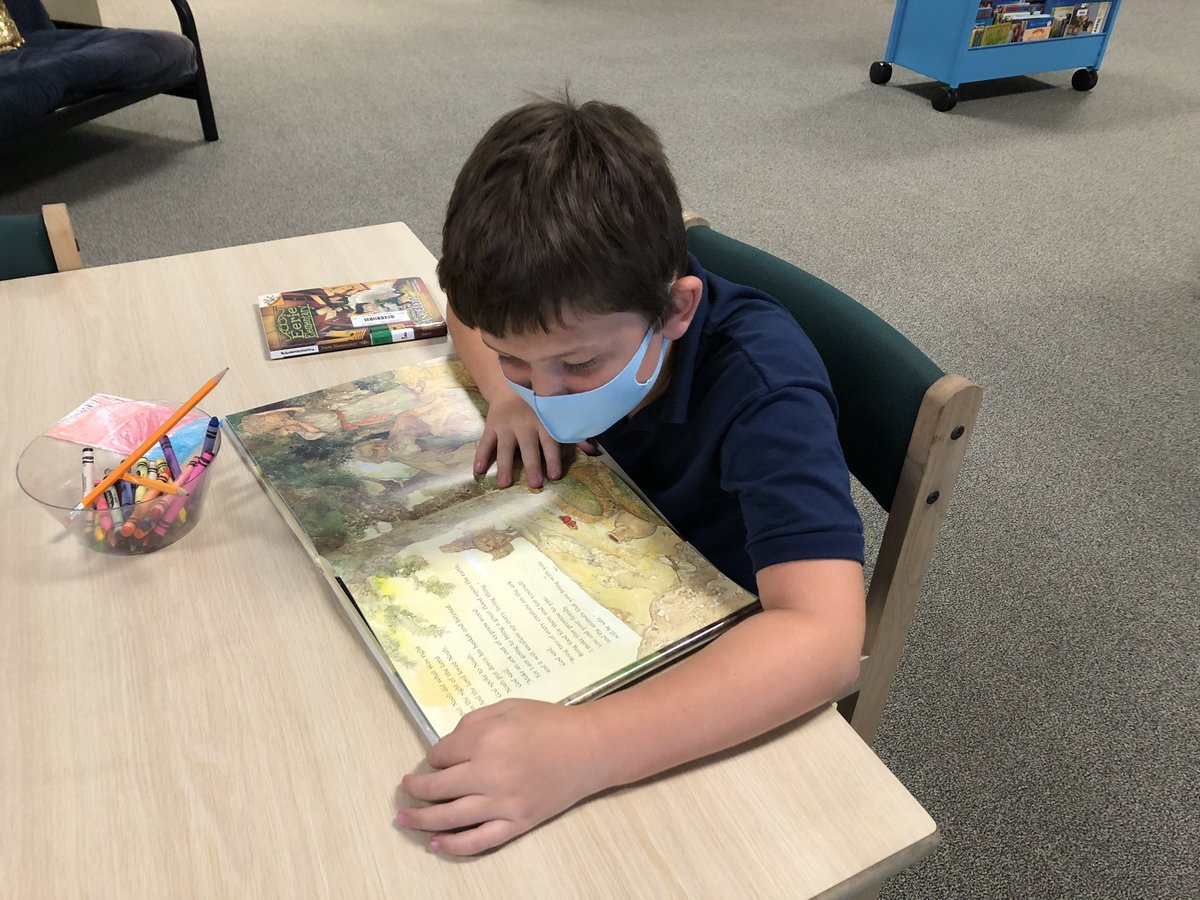 weese_kim's tweet photo. It feels so good to have my @TCEpirates back in the Library! We βARGHβ checking out books, reading, & working on our Computer Science standards. My β€οΈ is full when Iβm w/my kids! #WigsInTheLibrary #LibraryLove @Cygnal20 @simpsoneduc @felice_heppern @merideth_stull @d_watson26 https://t.co/bGF8ncihri