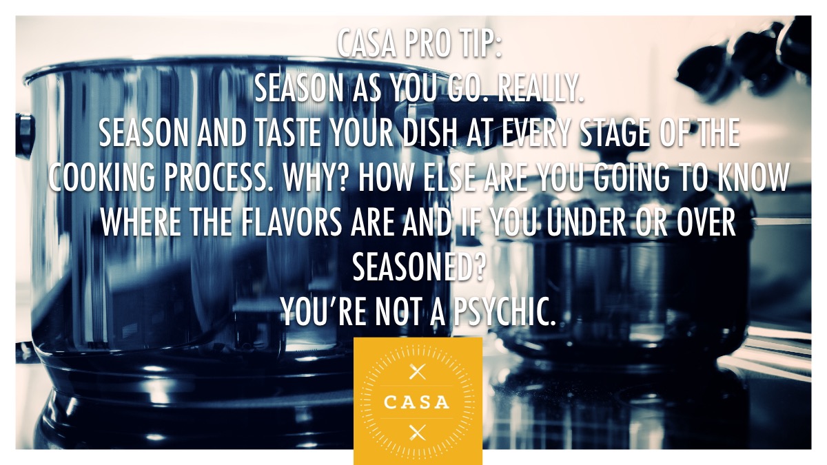 CASAschools's tweet photo. CASA Pro Tip Tuesday! #becomeachef #tuesdaycookingtip #cookathome #tuesdayvibes https://t.co/LZEbvzS2i3