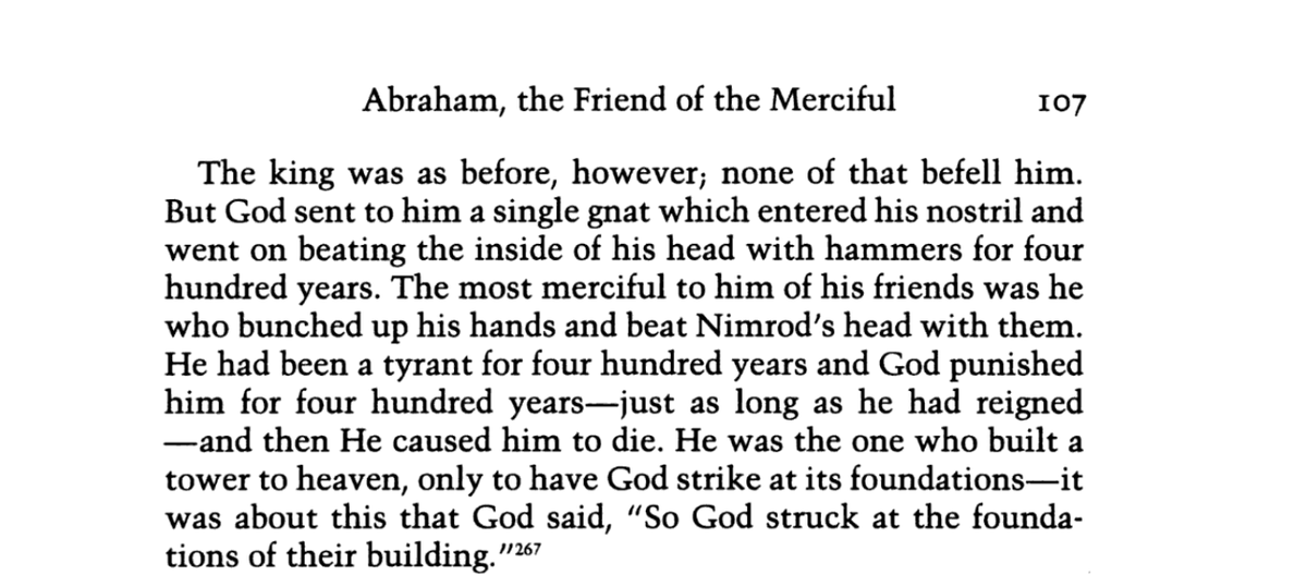 Thanks to  @iandavidmorris for pointing to the age of this story in Islamic tradition.Here it is in the History of al-Ṭabarī (d. 923 CE)(SUNY translation, vol. 2, Prophets and Patriarchs, trans. William Brinner, 1987)