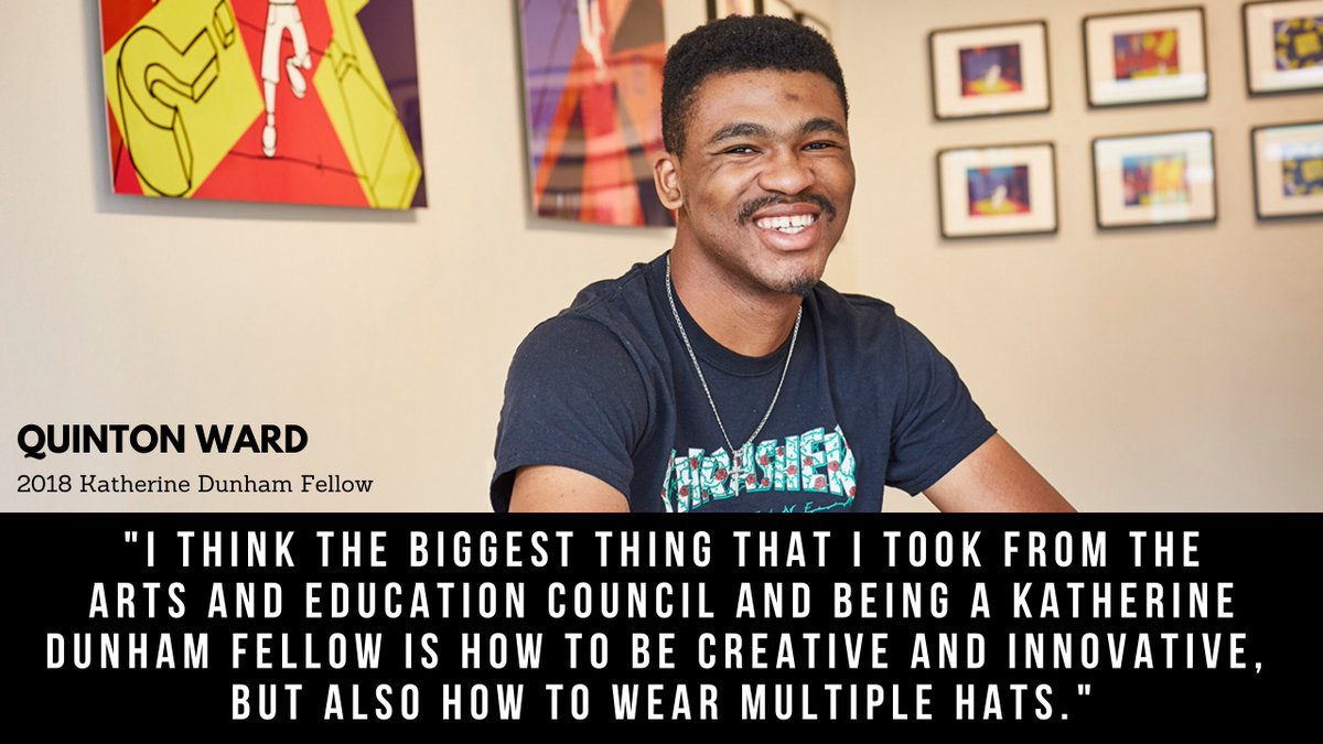 Applications for the 2021 Katherine Dunham Fellowship are open through Oct. 15. Apply at KeepArtHappening.org/KatherineDunham. #KeepArtHappening

Quinton Ward is currently the Executive Director of @stlmetromarket!