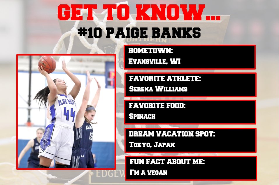 edgewoodwbb's tweet photo. MEET THE TEAM

Next up is freshman @paigebanksss, Science (pre-law) and Computer Science major! https://t.co/51vCDqfXaM