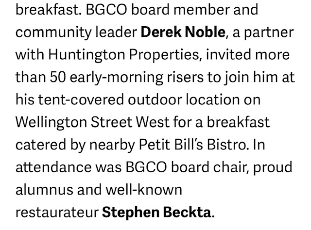 HuntingtonProps's tweet image. Despite the current challenges faced by not for profit organizations across the globe, the 
@bgcottawa
 had an incredibly successful #BGCOBreakfast today where a MILLION dollars was raised to support the amazing work they do! #LetsBeThereForThem Congrats to all involved!