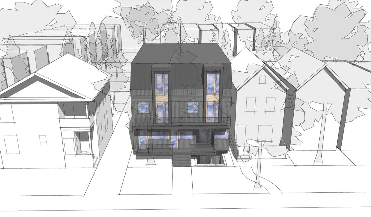craigitect's tweet photo. Check out one of our facade options for our new project in the #annex !

Tune back in tomorrow for another design option!
.
.
.
.
.
#annextoronto
#architecturaldesign
#preliminarydesign
#sketchup
#torontoarchitecture
#torontoarchitect
#contemporaryarchitecture
@SketchUp https://t.co/a9Zg4NcrCG