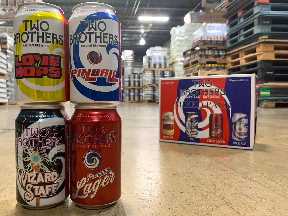 TwoBrothersBeer's tweet photo. When variety meets quality. The new Two Brothers mixed pack! #TwoBrothersBrewing https://t.co/P0YSjuUDtC