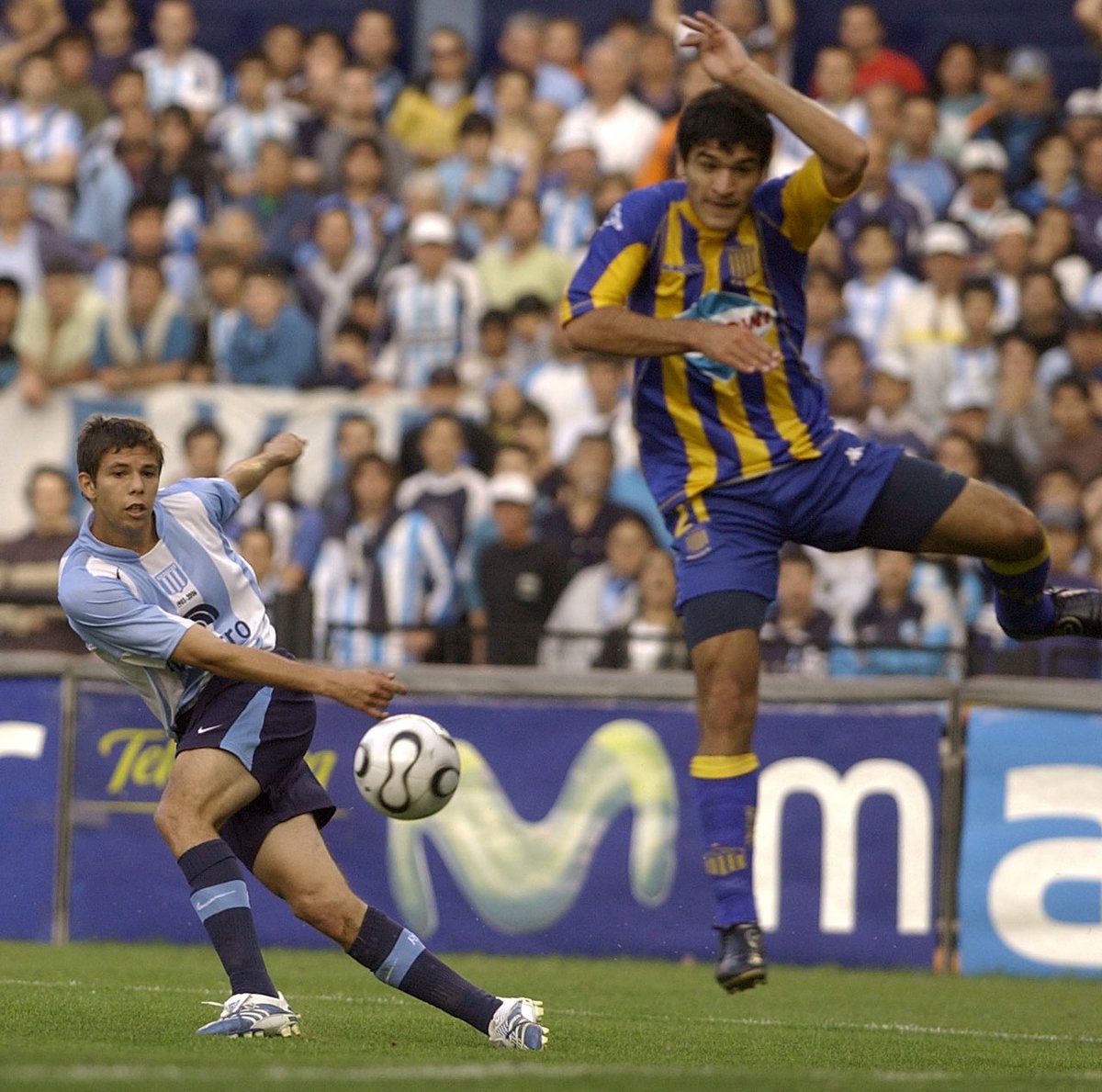 RacingClub's tweet photo. Apreciación de Leandro Grimi en Racing 💙 https://t.co/BIXtakWhyN