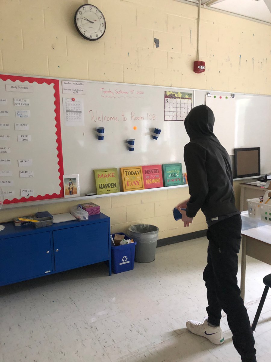 yelly100's tweet photo. Starting the year off with some ping pong 🏀 Getting to Know You activity....social distancing style!
#studentinterests
@tdeselementary https://t.co/yFniuK5dxx