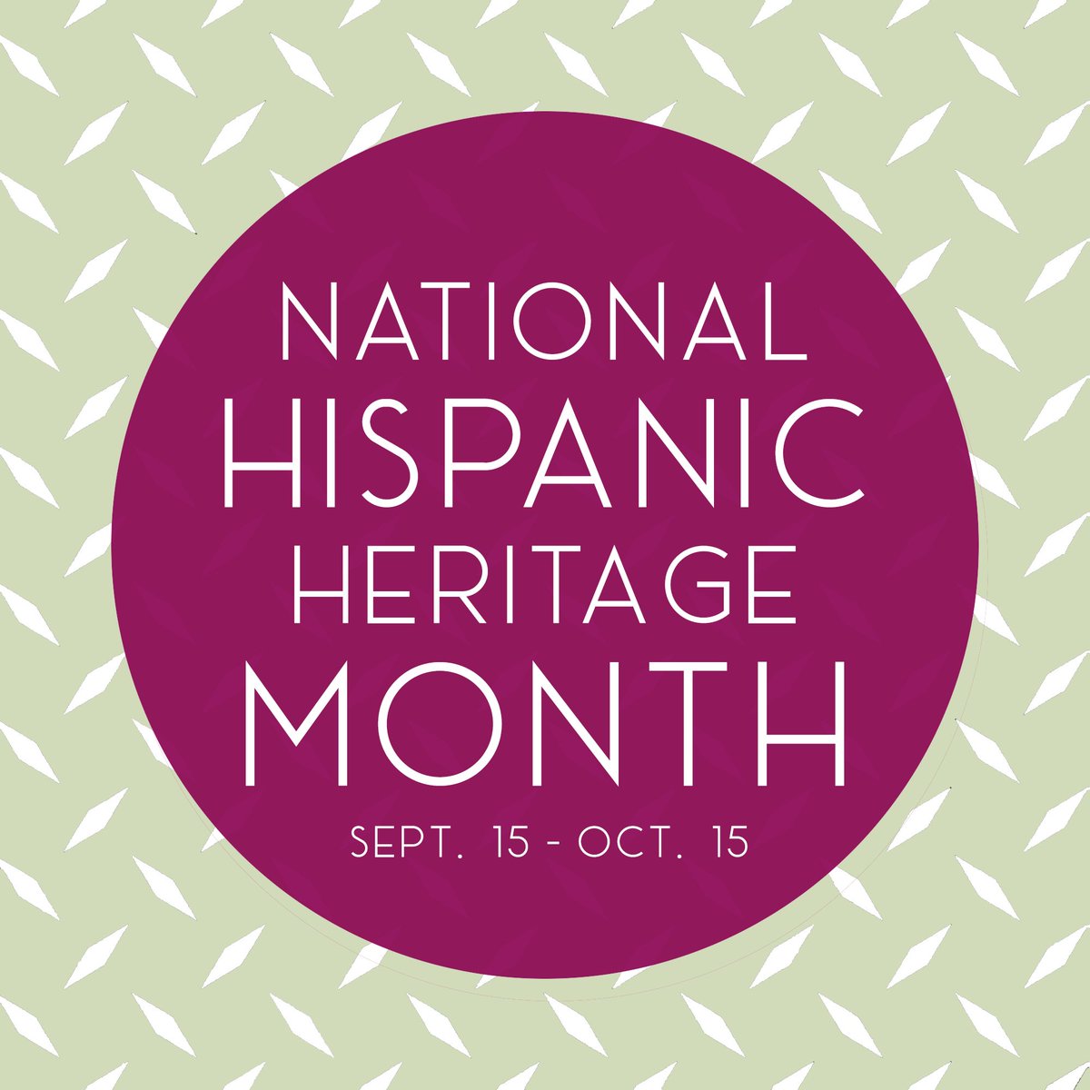 Happy National Hispanic Heritage Month! National Hispanic Heritage Month, which begins each year on Sept. 15, celebrates U.S. Latinos, their culture and their history. Click here to learn more! #KDBCIA hispanicheritagemonth.gov