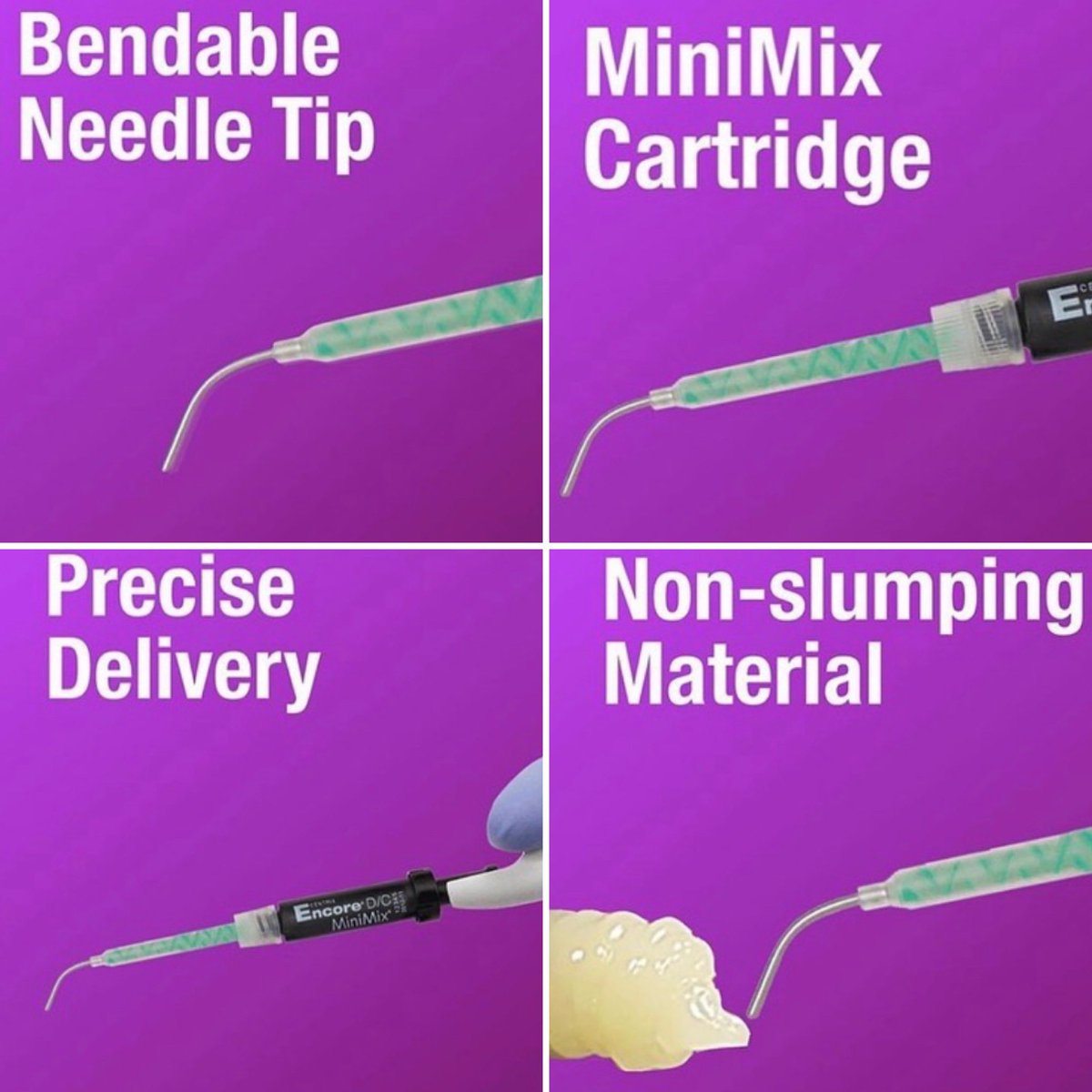 CentrixInc's tweet photo. Cross-contamination concerns are eliminated with Encore D/C Core Buildup Composite in a Single-Patient delivery system (MiniMix)!
Schedule your free demo and a remote or in-office lunch & learn today!
https://t.co/3i6uUpL6Vm
#corebuildups #corebuildup #unitdosepackaging https://t.co/drkeTdTo7O