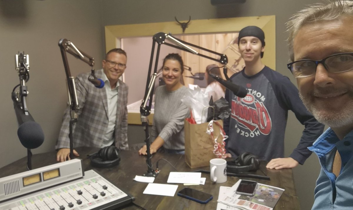 GregCKL's tweet photo. Congrats to G.M. Nick C, Nick P, Bill and Jackie.. beginning something great in Listowel. #proud 
Thanks to @CKXS
For their work on assisting to make this happen. (Jay, Tanner, Eric, Chris, Laura, and Deb) #Thankful
@100fmtheranch #Listowel
Tnks Nick Hedden for performing today! https://t.co/wKbTDw61w5