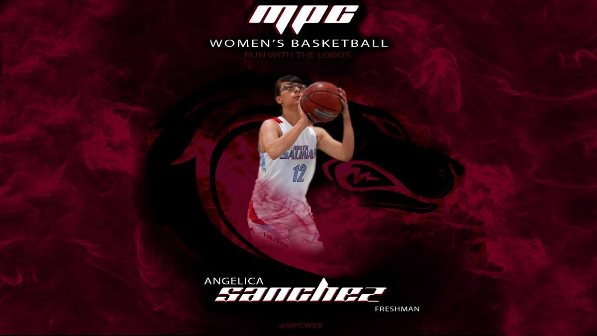 MPCwbb's tweet photo. Welcoming Angelica Sanchez to MPC Women’s Basketball! #mpcwbb #runwiththelobos https://t.co/zQCgs0qQTj