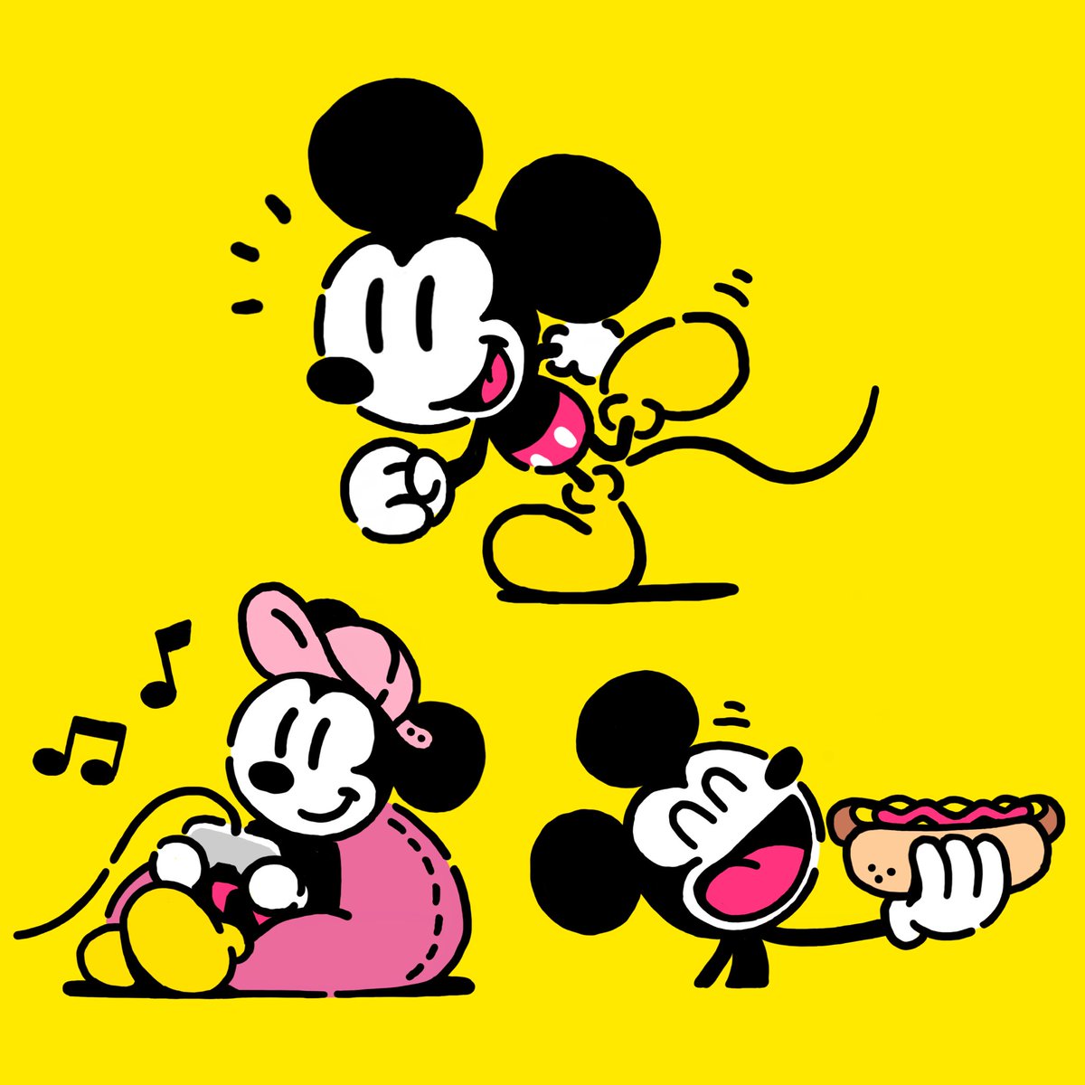 I just felt like drawing Mickey Mouse