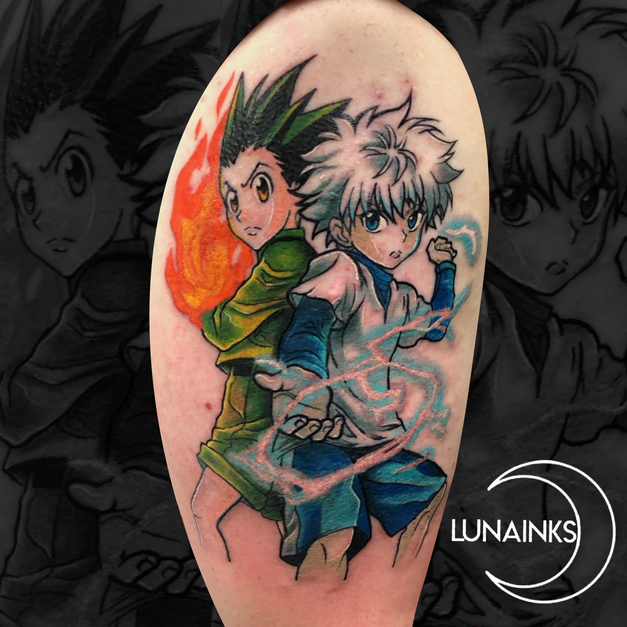 Killua tattoo - Bronctattooaus.com