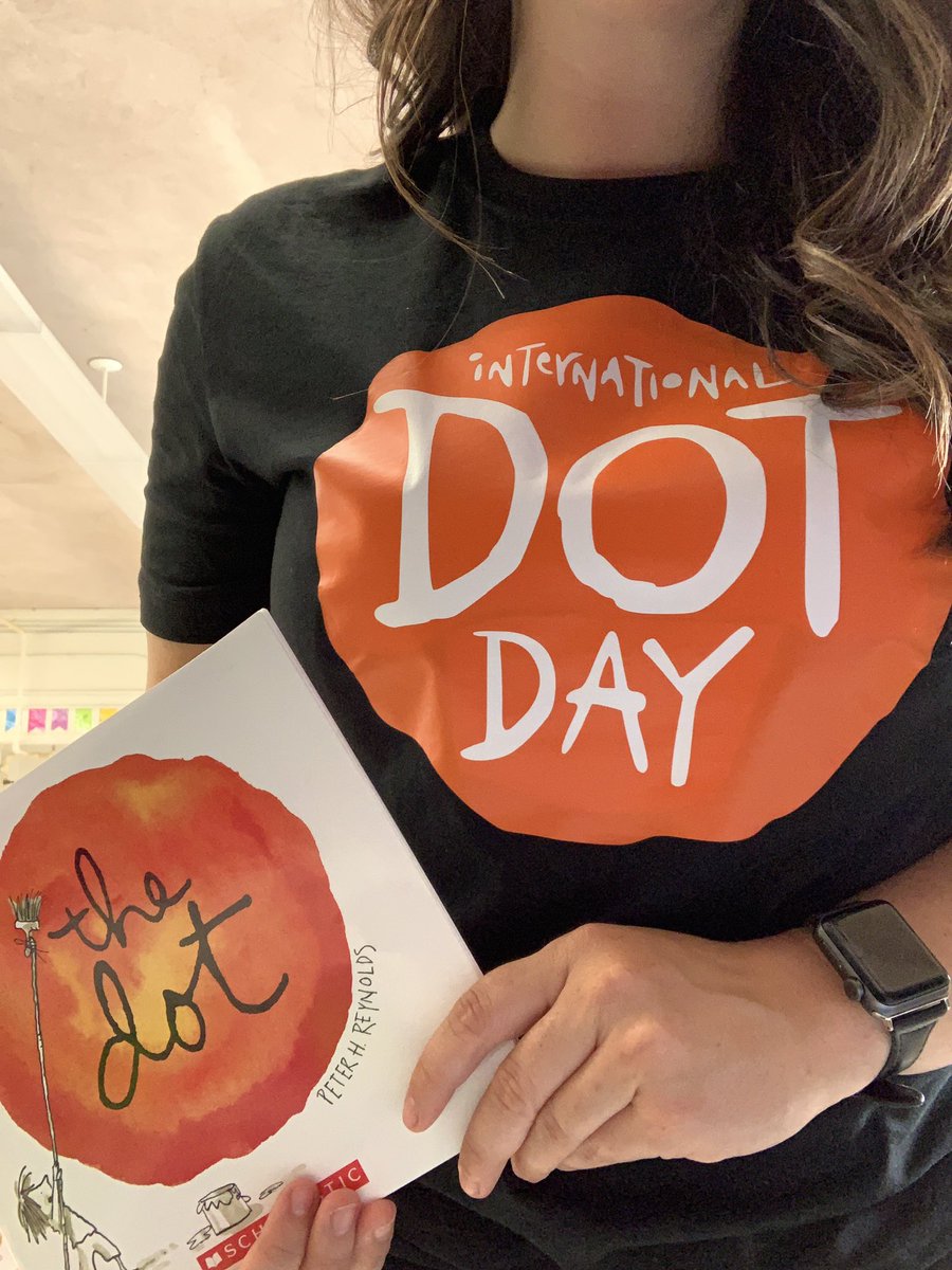 miss_beaton's tweet photo. #DotDay2020 I love spreading the message to #MakeYourMark  . Thanks @peterhreynolds for such an inspirational story. @SchoolUniacke @DotClubConnect Check out the catchiest Dot Day song here 👇🏻 https://t.co/mM7uYVHaTL