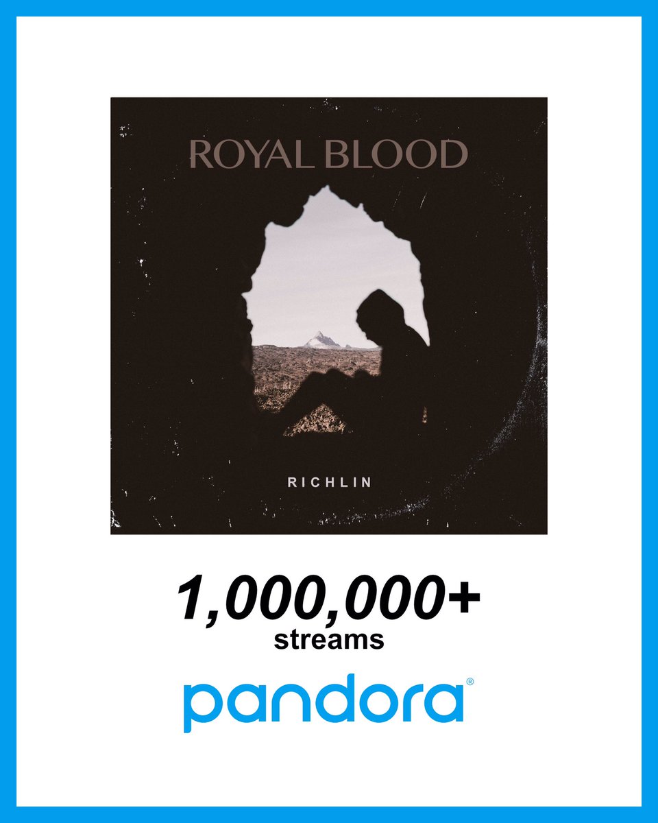 Thanks to <a href="/pandoramusic/">Pandora</a> for their support! Over 1 million streams of ROYAL BLOOD since February!  pandora.app.link/25TcWC29N9