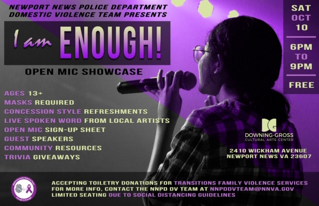 NewportNewsPD's tweet photo. SAVE THE DATE! 💜 https://t.co/ban2eY0dZd