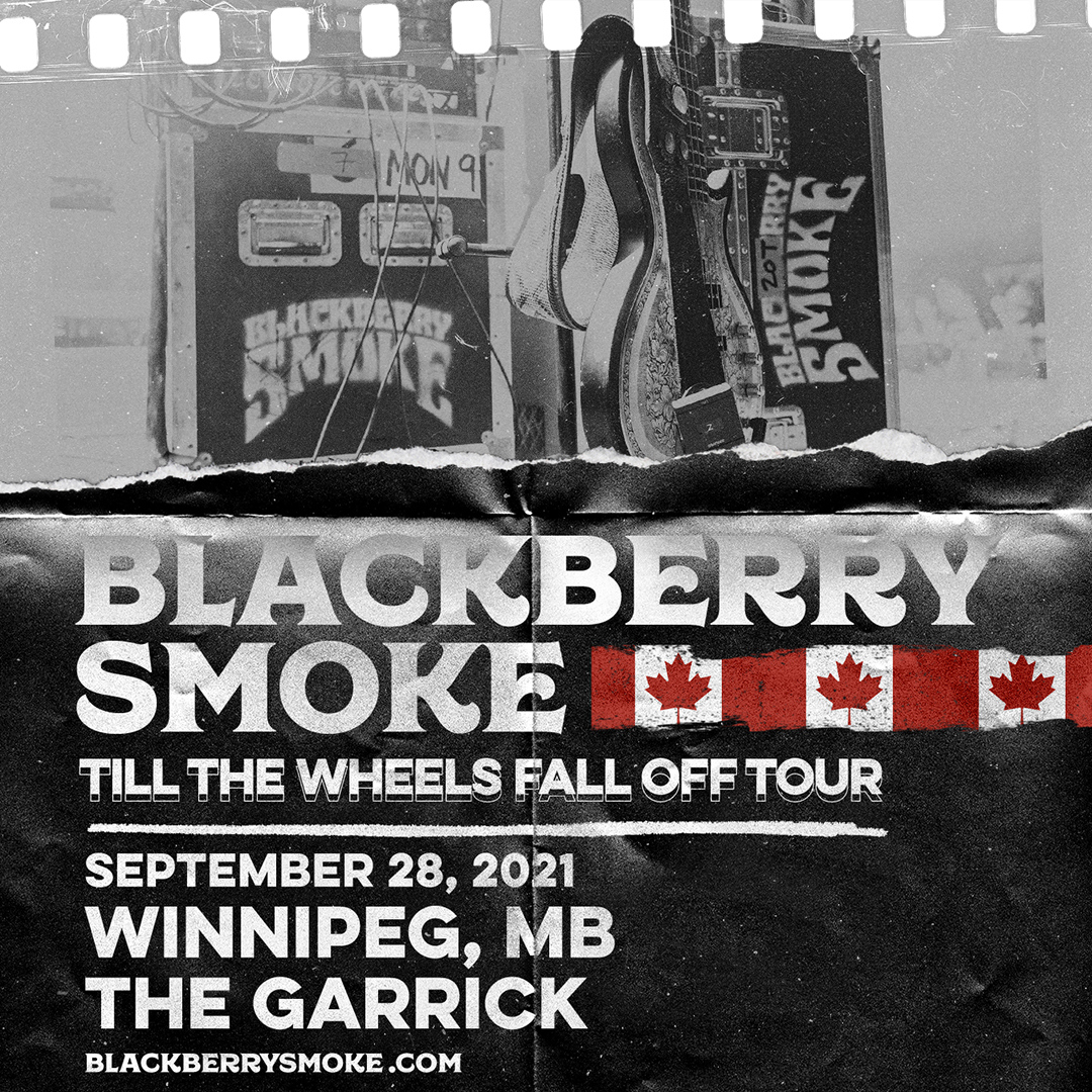 Blackberry Smoke at The Garrick has been rescheduled to September 28, 2021. Your ticket will be honored for the new date or if you can’t make it, you’ll be able to request a refund. We’ll email ticket holders directly with details. Visit livenation.com/refund