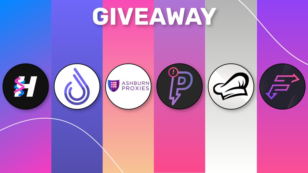 dropoclock's tweet photo. 🎁 HUGE GIVEAWAY 🎁

PRIZES 
@Ashburnproxies 1 GB Resi
@dropoclock  Monthly
@pingpatrol Monthly
@retailchefsio Monthly
@theflipstation Monthly
@helixdiscord Monthly

RULES 
✅FOLLOW ALL ACCOUNTS
❤️LIKE 
🔃RETWEET

⚡ ENDS IN 24 HOURS! ⚡ https://t.co/cuPklpBILl