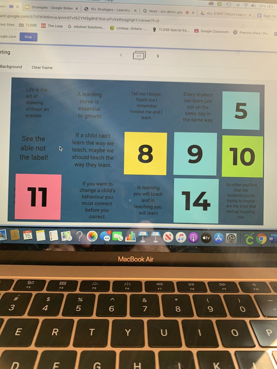 Using jamboard to collaborate with our TLDSB Virtual Resource team!  Our students are in the best hands! #tldsblearns