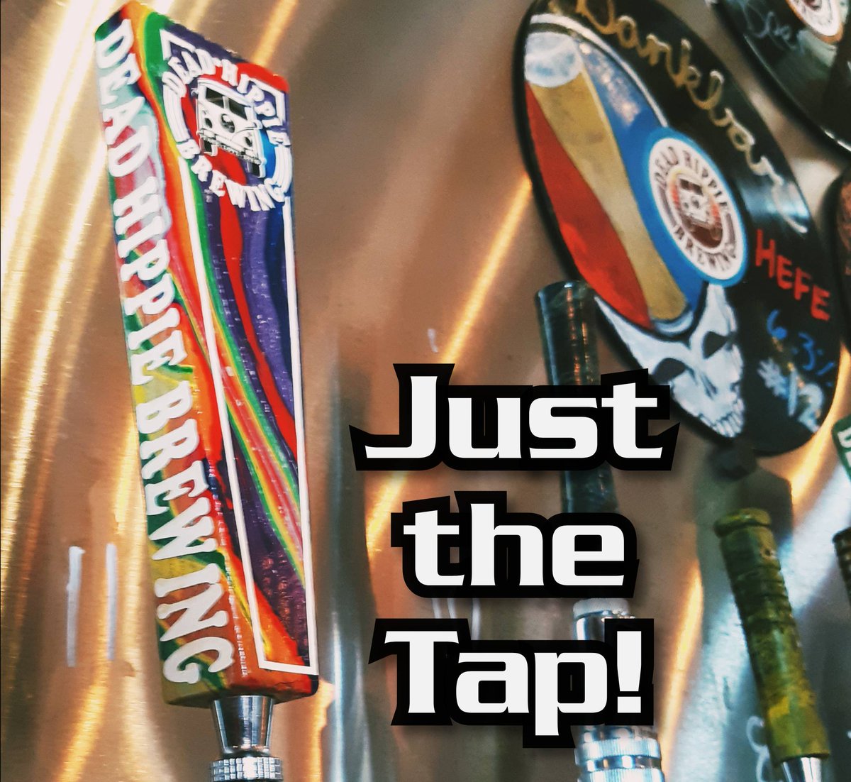 DeadHippieBrew's tweet photo. It's "Just the Tap" Tuesday at The Hippie! Join us for one dollar off select pints every week! No growlers or krowlers, just the tap! This week's beers are our Strawberry Cream Ale, Berliner Weiss, and Tax Evader Belgian Wit! https://t.co/8j9huP5C57