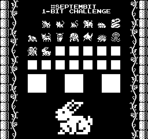 PixelHache's tweet photo. #SeptemBIT 015 - rabbit
#1bit #16x16 https://t.co/DTi6IGmzx9
