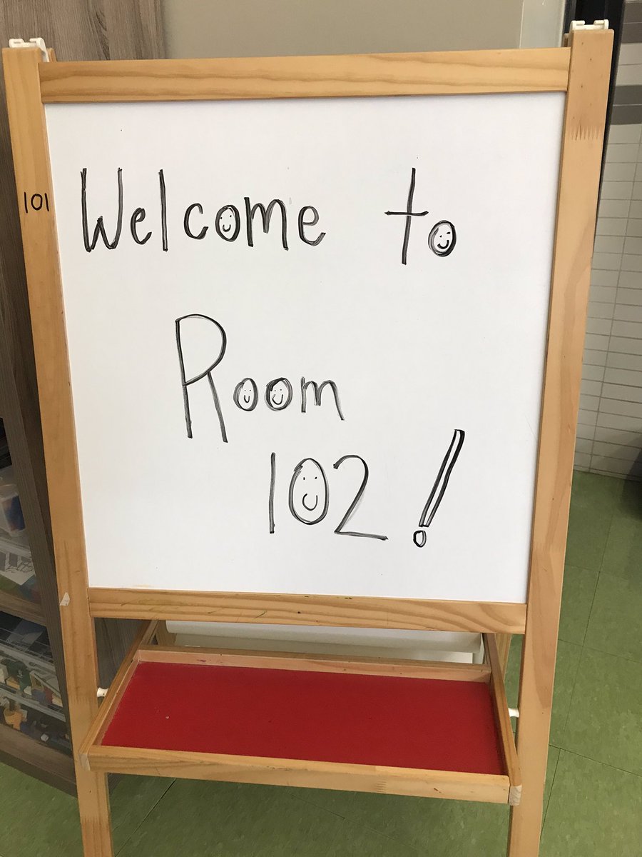 LiaWitcher's tweet photo. Welcome back, kindergarten 😃 So excited to meet the new SK Ss!  We explored our new spaces and some of the items in our individual learning boxes, just to name a few things in our busy day! #FDK @AllenbyPS_TDSB https://t.co/W2bcxTQezH