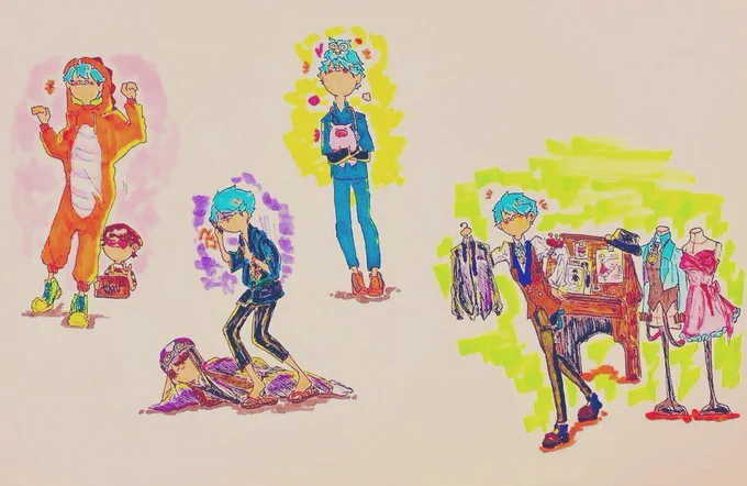 #とにかくみんなのciが見たい 
あ〜〜〜〜^^
もっと描こう最推しぃ〜〜〜?? 