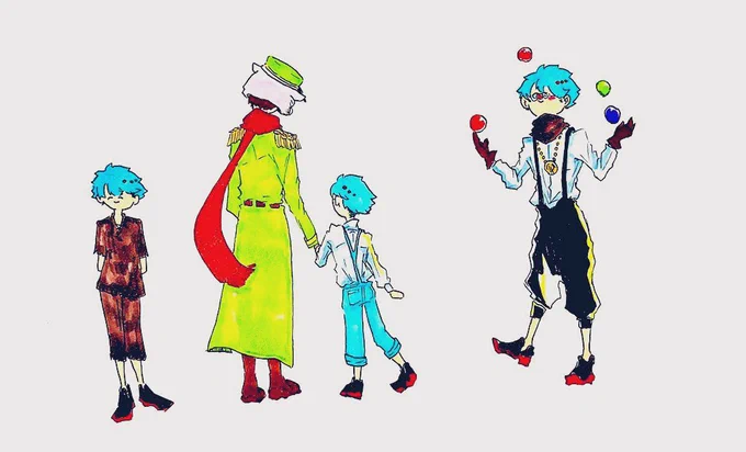 #とにかくみんなのciが見たい 
あ〜〜〜〜^^
もっと描こう最推しぃ〜〜〜?? 