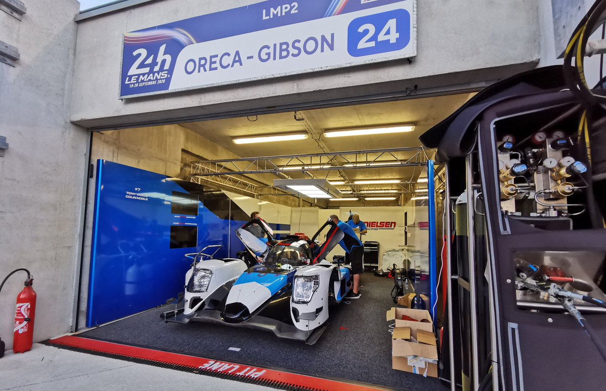 RacingNielsen's tweet photo. ORECA 07 - naked livery!
The #24 is now all stickered up and ready for scrutineering tomorrow morning.
#LeMans24 | #LicenseToWin https://t.co/8bwHjQe9JS