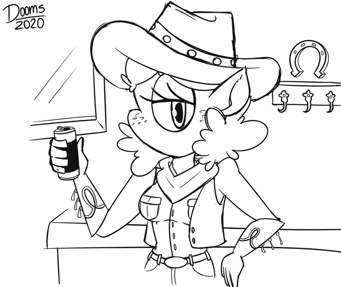 Daily Sketches (3/?)

Cyclops Cowboy ? (belongs to @Nebula_boy)

#sketch 
