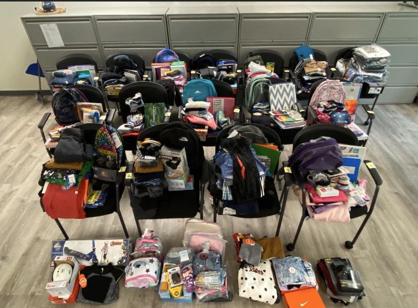 SynergyForAll's tweet photo. This year our longtime partner, @NorthPointDev took care of school supplies for the kids at our Children’s Center and Domestic Violence Center as we prepared for #BackToSchool in #KansasCity! 

**Names Blurred for Confidentiality**

#ThankYou #SafeTodayStrongTomorrow https://t.co/ysonLHKvaX