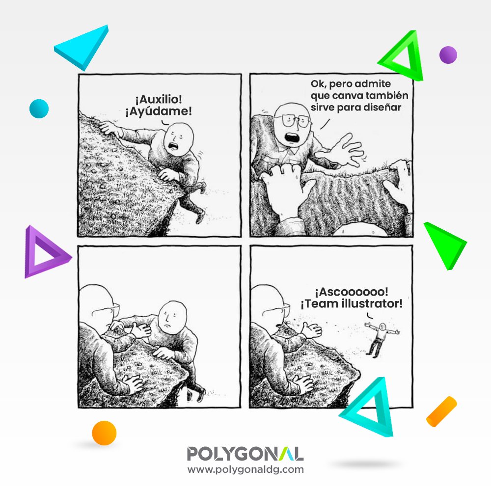 polygonaldg's tweet photo. ¡Primero muerto! 🤣😂
#disenadores #disenografico #canva #illustrator https://t.co/buNiYkxvLJ