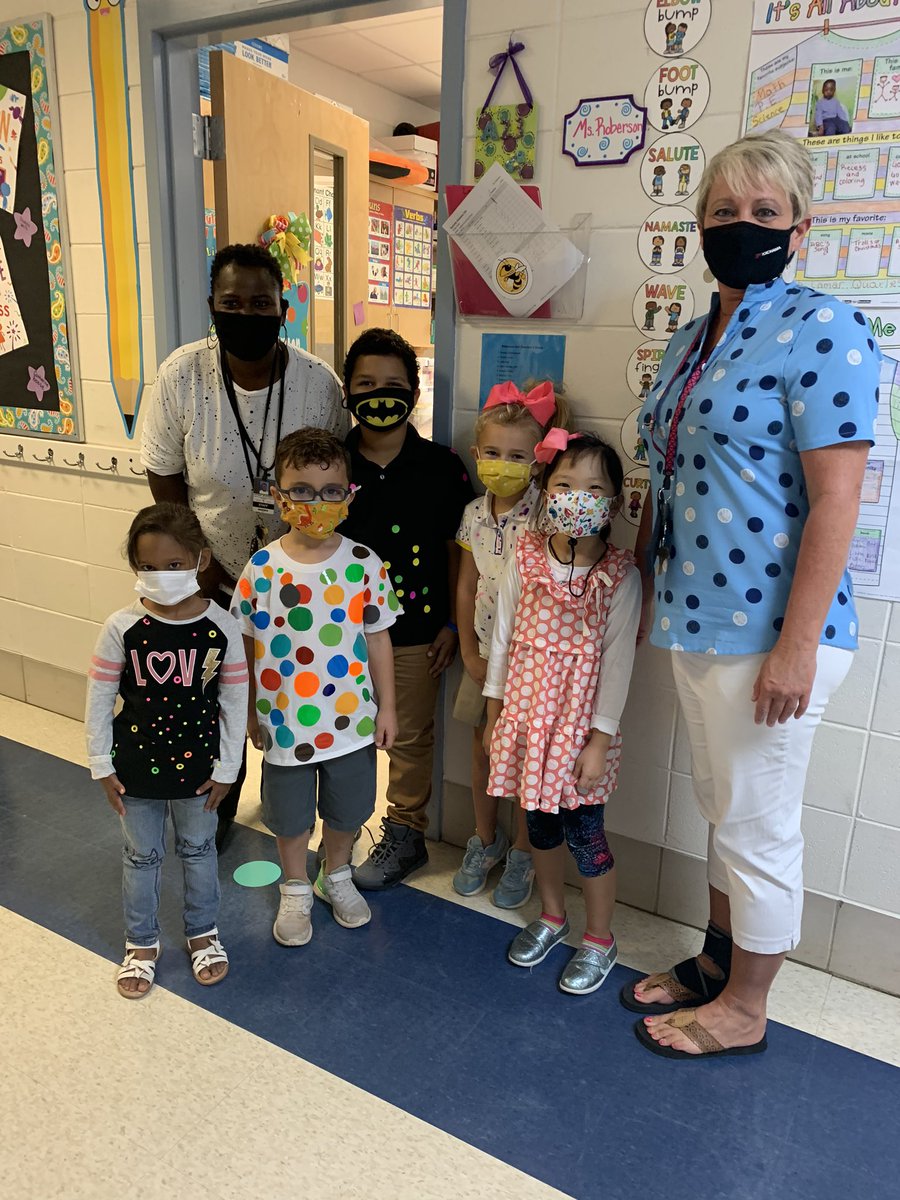 mdabraham's tweet photo. It’s International Dot Day and these students are making their mark! https://t.co/C0RDCQNoN1