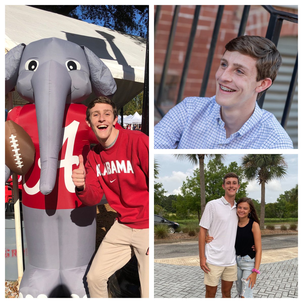 mbarkleyALVA's tweet photo. The Barkleys officially no longer have a teenager in the house!!! Our lil BB is 20 today!!  We are so proud of the young man he is becoming and blessed that he is ours.  We love you.  #RollTide #happybirthday  @Barkley256 https://t.co/w652gOC4JO