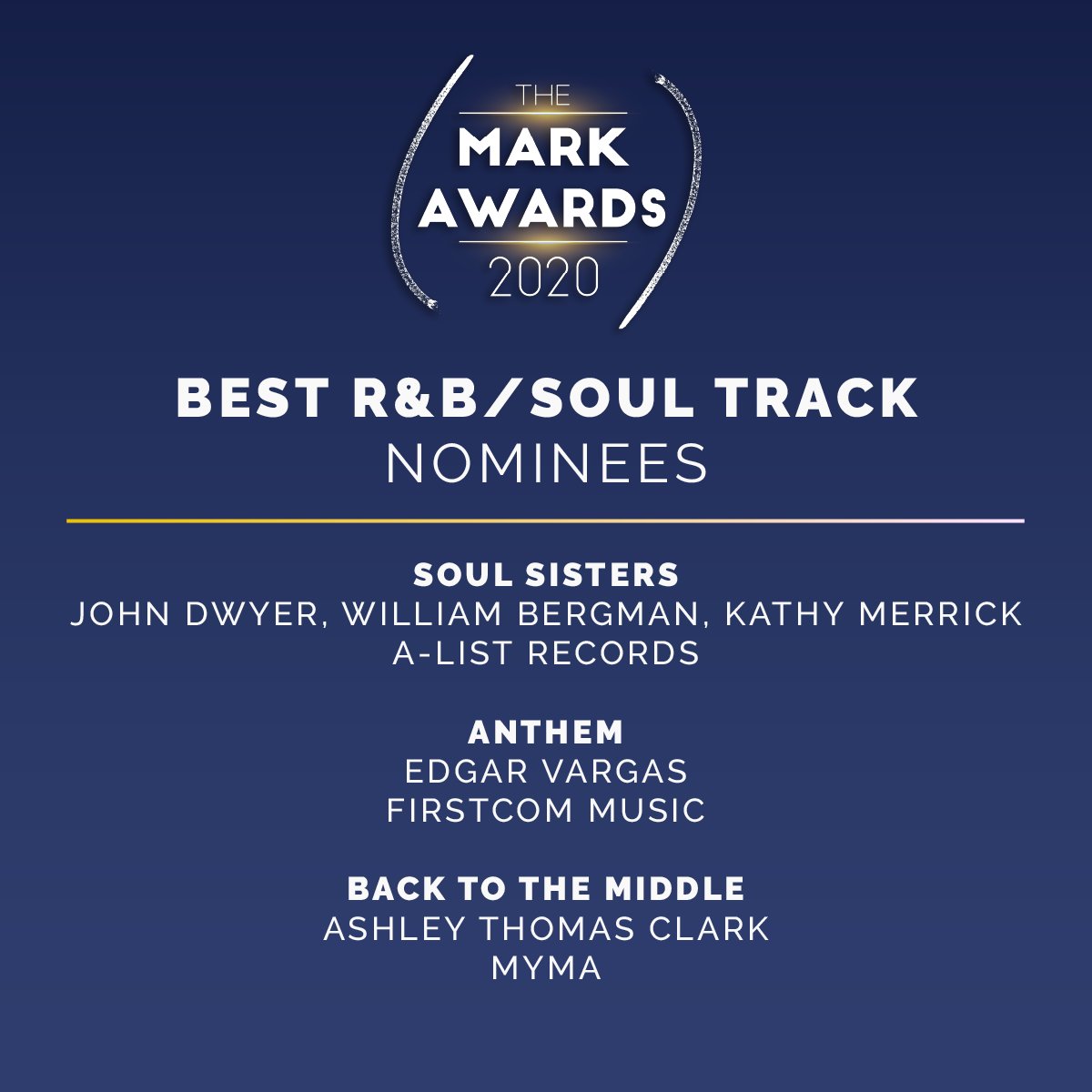 FirstCom_Music's tweet photo. Super hyped for these noms! So much talent. So much great music. So much fun!

#markawards #productionmusic #pmc #stockmusic #musicbusiness #sync https://t.co/TFGqFt4WOX