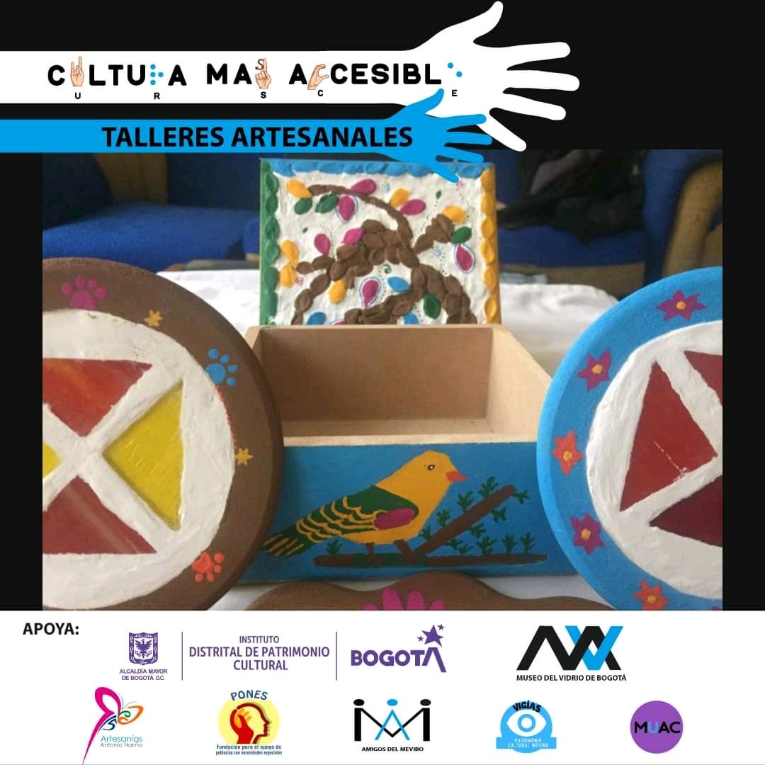 MEVIBO's tweet photo. Culminamos con gran éxito, nuestros talleres de  Mosaico para  para personas en condición de discapacidad auditiva y cognitiva y sus cuidadores; Gracias @fundacionpones1 y Red15; con el apoyo del @Patrimoniobta
#MuseoEnCasa #MeviboLaCultura #MeviboElPatrimonio #QuedateEnCasa https://t.co/TUjDzH8fEm