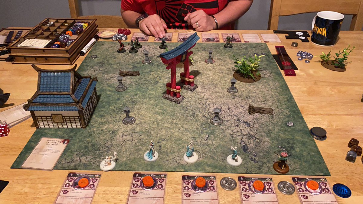goals_glory's tweet photo. Played some Bushido tonight with @wiseoldbuddha it was a solid game really enjoyed it. #bushido @BushidoGCT https://t.co/R5ty32SVmE